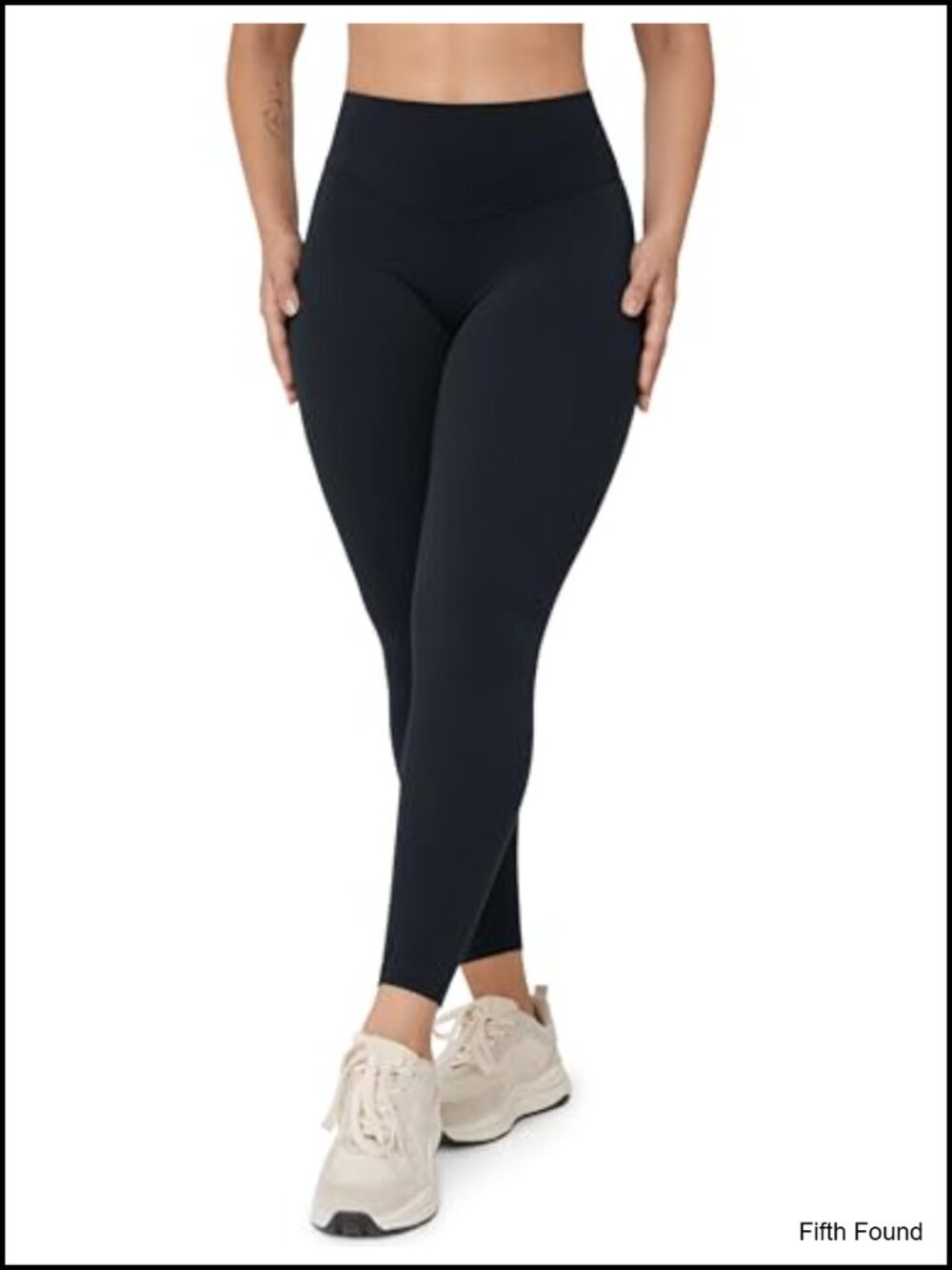 High Waisted No Front Seam Leggings 25" Buttery Soft Compression Yoga Pants
